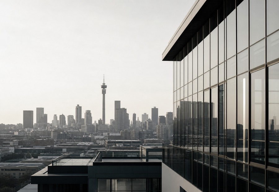 Johannesburg business skyline